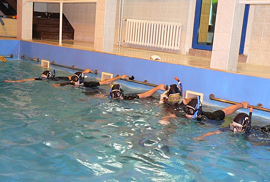 Hokej pod wodą Walenie Sparing XI 2012